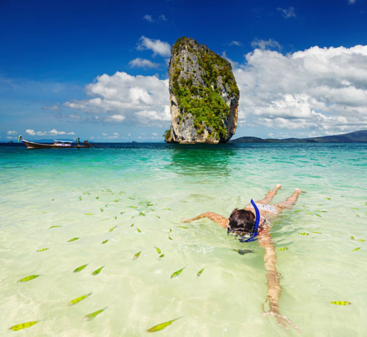 Krabi City Tour & 4 Island Hopping Tour By Speed Boat  3 D 2 N